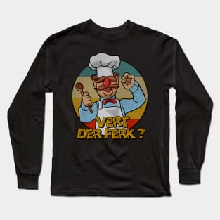 Vert der ferk retro vintage detail Long Sleeve T-Shirt